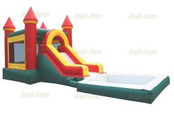 Green Bounce House Combo (Wet)